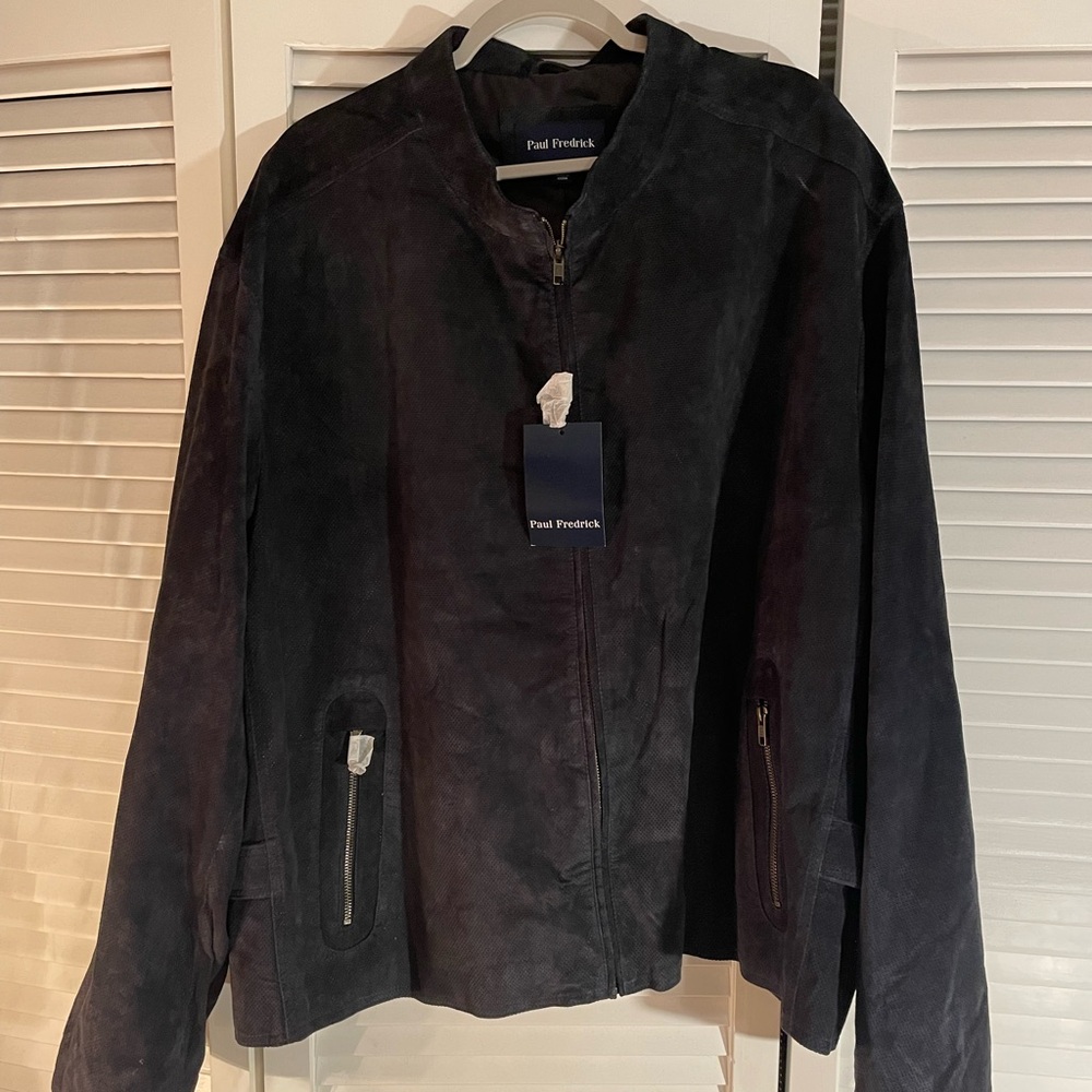 NWT Paul Frederick Leather Jacket